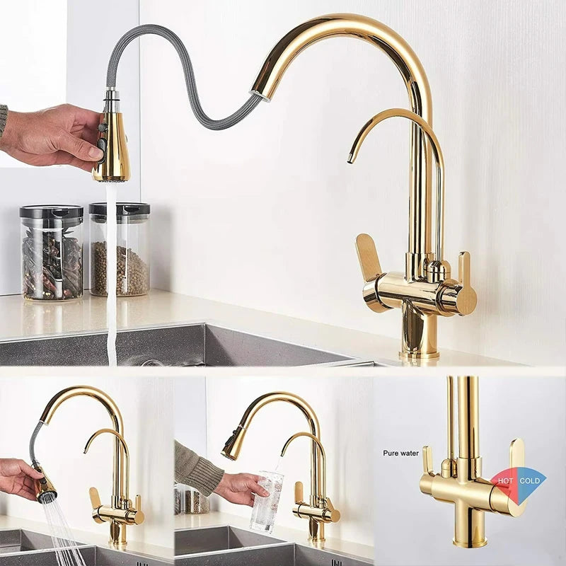 Purify Water Deck Mounted Dual Handle