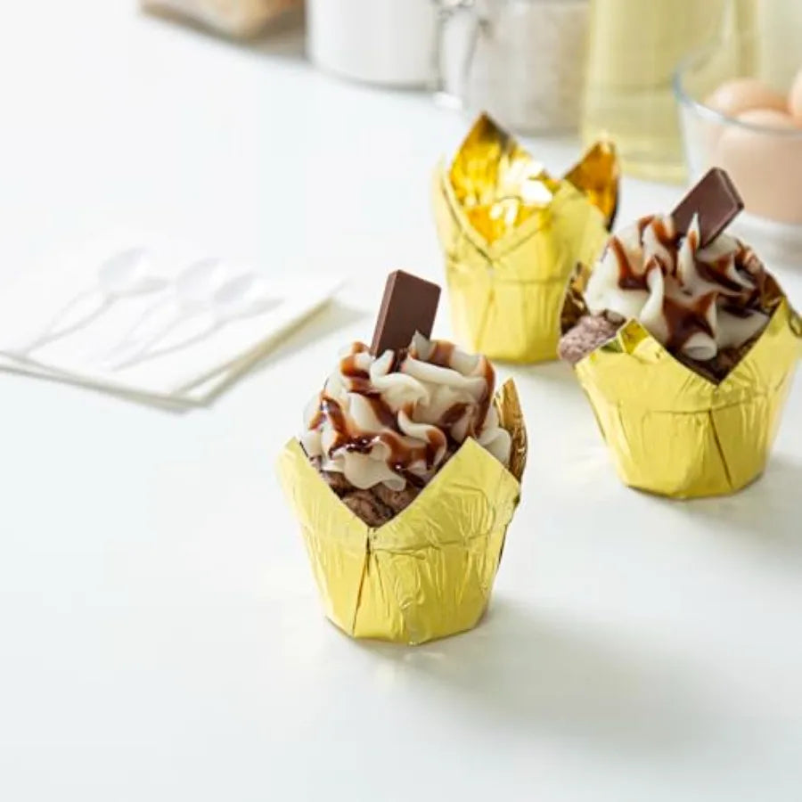 4 oz Petal Baking Cups 200 Grease Resistant