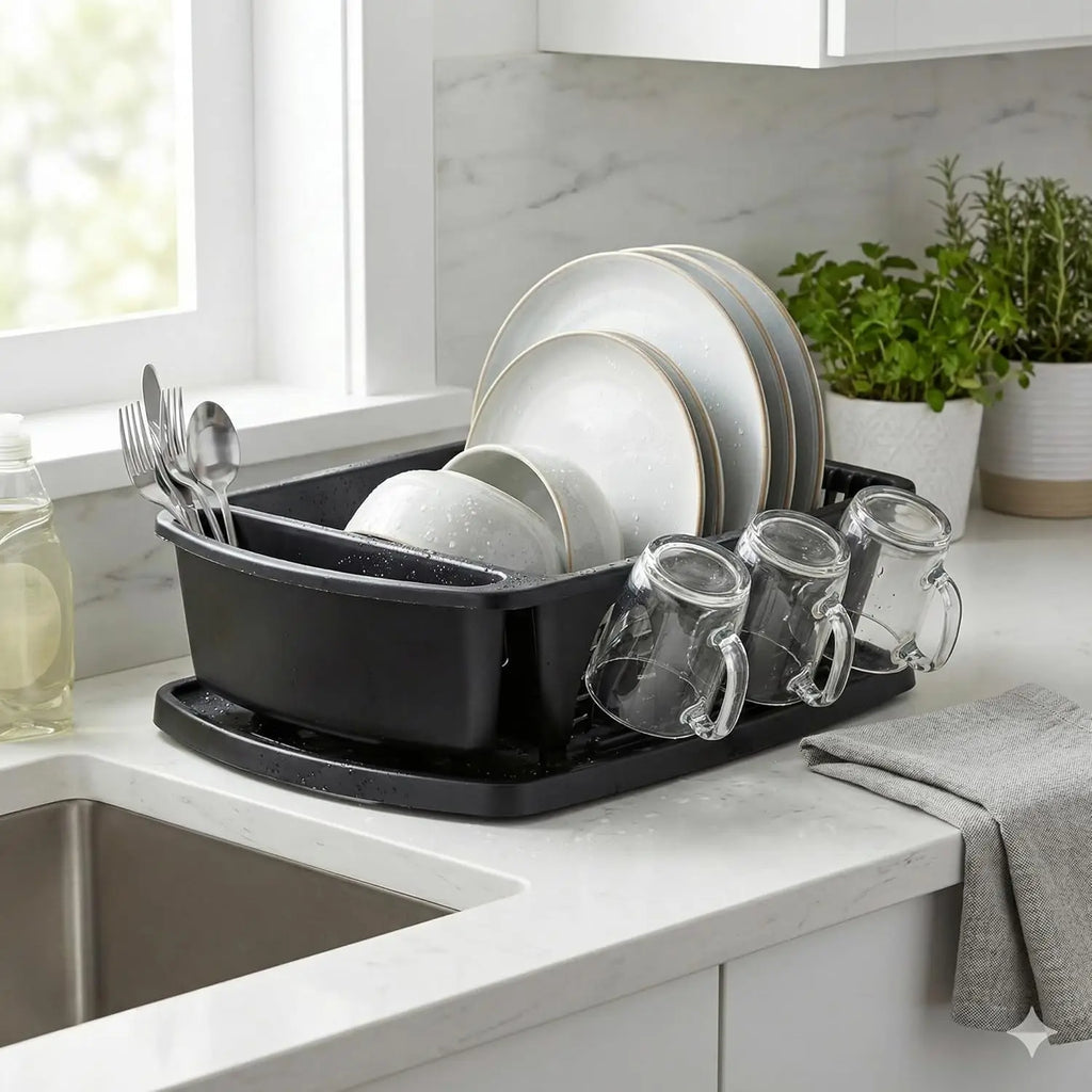 Dish Rack w/Drainboard, Heavy Duty