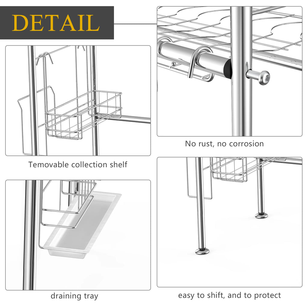 2Tier Dish Rack Stainless Steel
