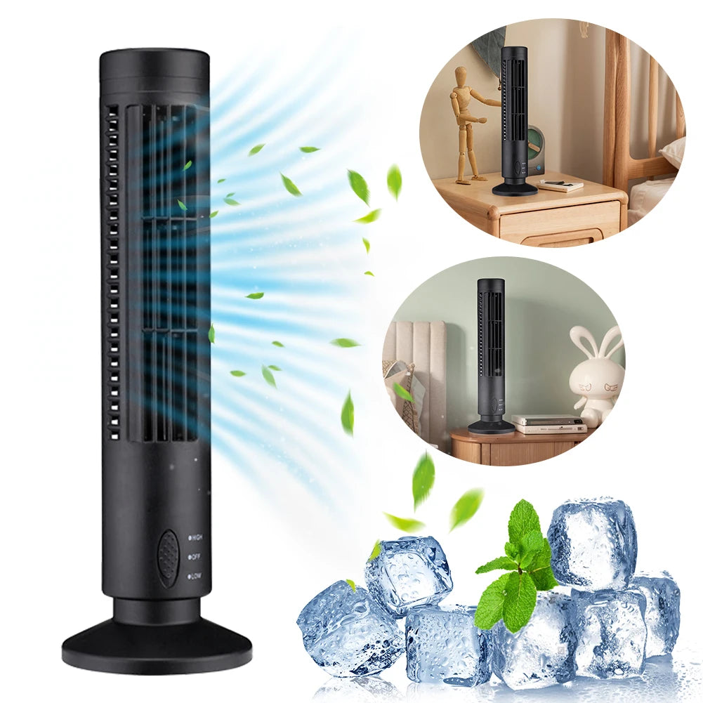 LED Tower Fan Bladeless 90 Degree