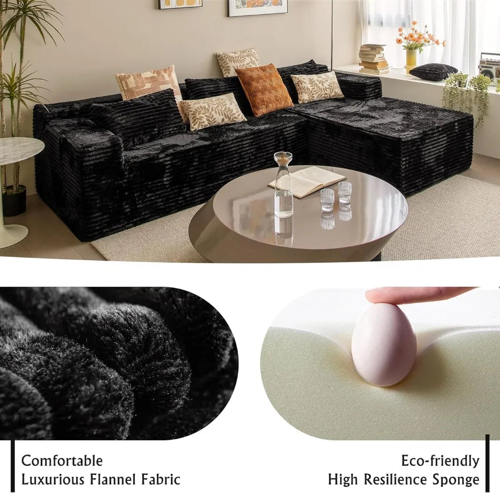 104" L-Shape Cloud Sectional