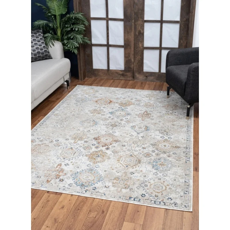 2'7"x7'3" Noble Ivory Runner