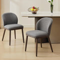 2 Modern Upholstered Ergonomic Back Support
