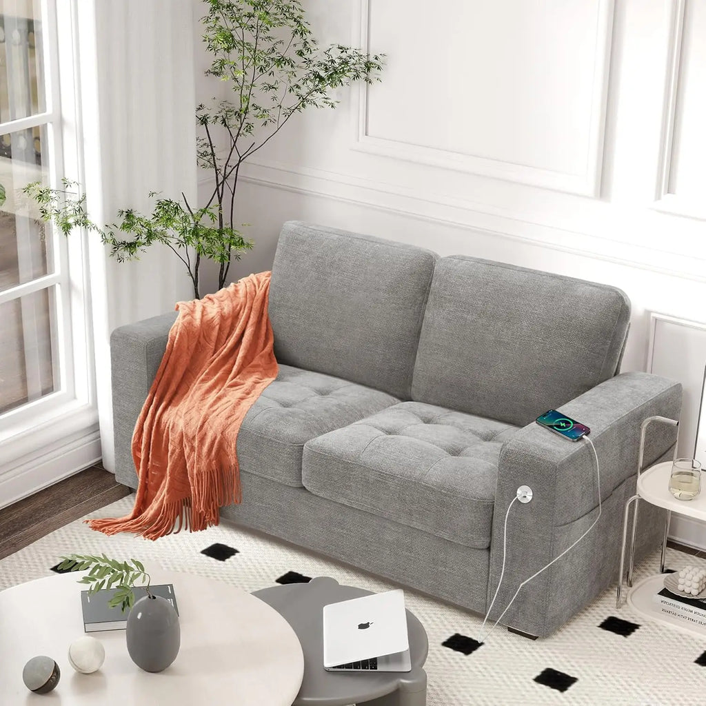 Modern Sofa Chenille