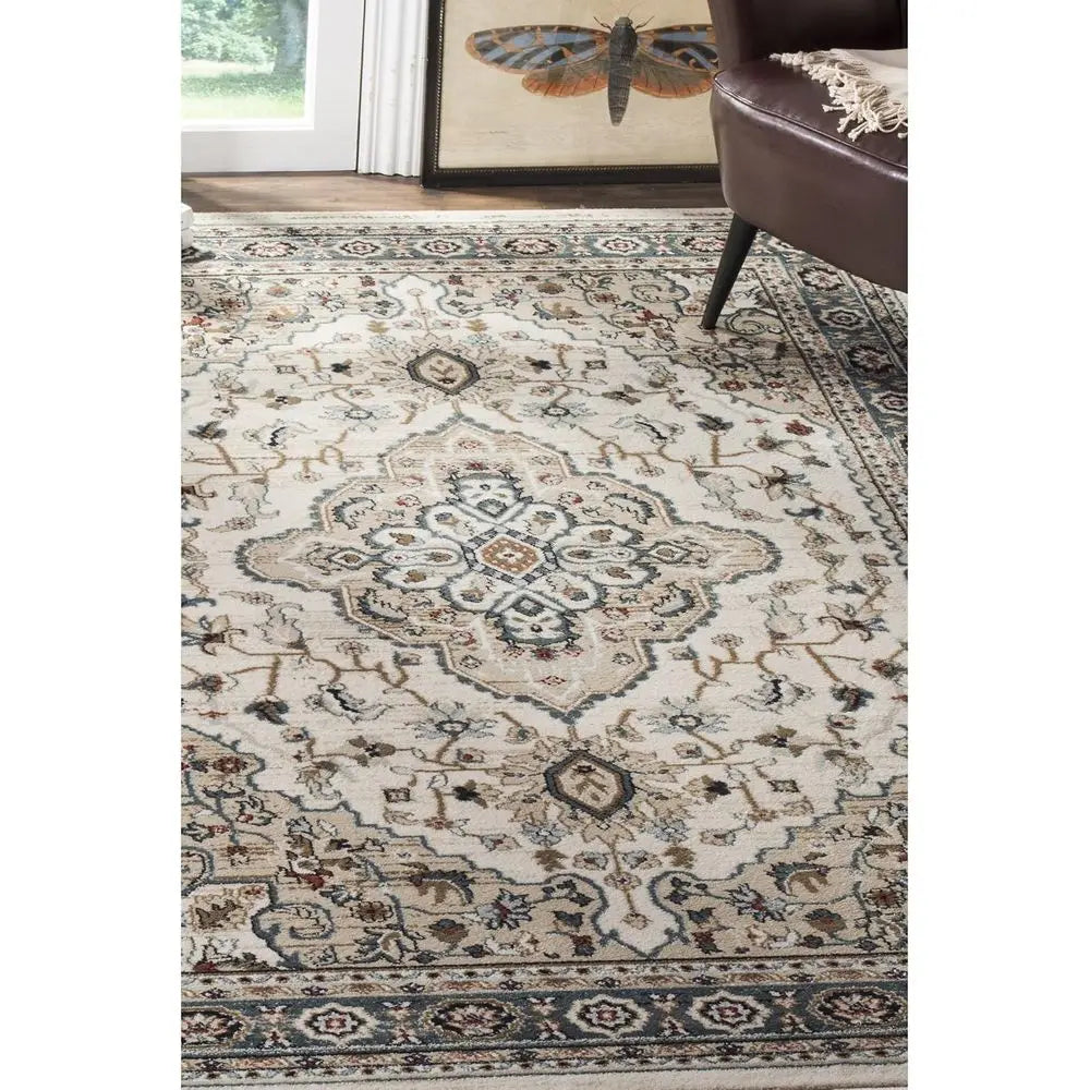 Area Rug 9' x 12', Cream/Beige