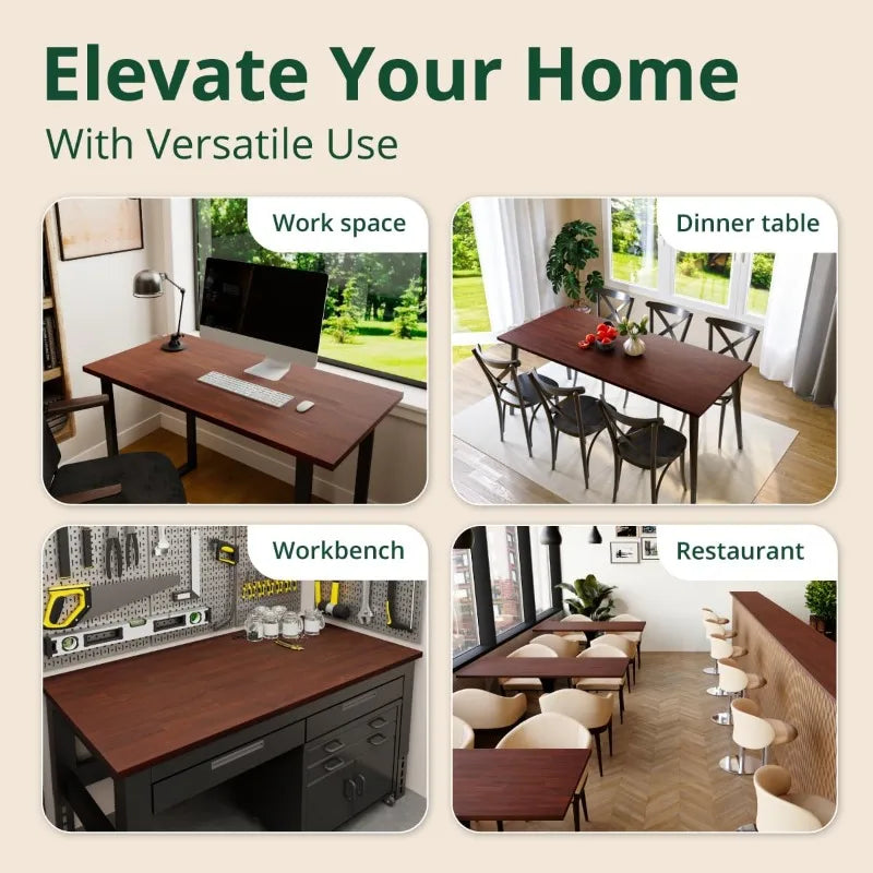 55 X 28 In Solid Wood 1" Table-Top