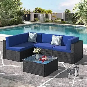7-Piece Rattan Patio Set