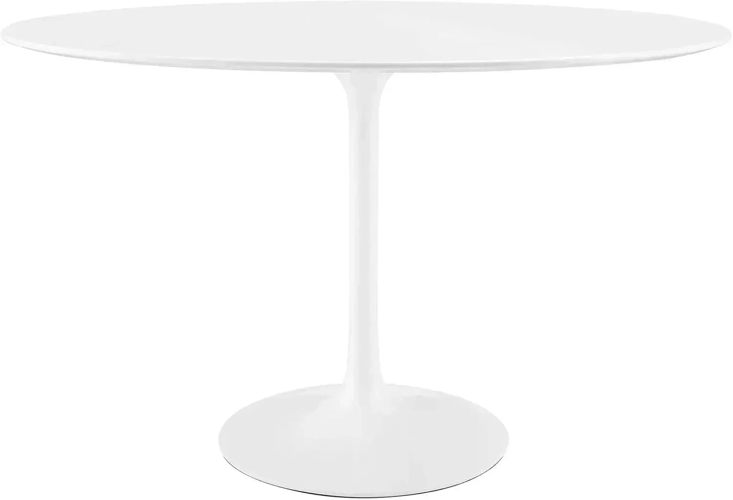 48" Mid-Century Modern Oval Top Pedestal