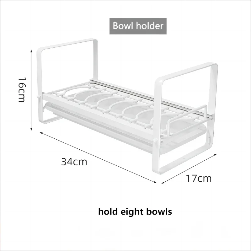 Stackable Drawer Bowls and Plates Organizer