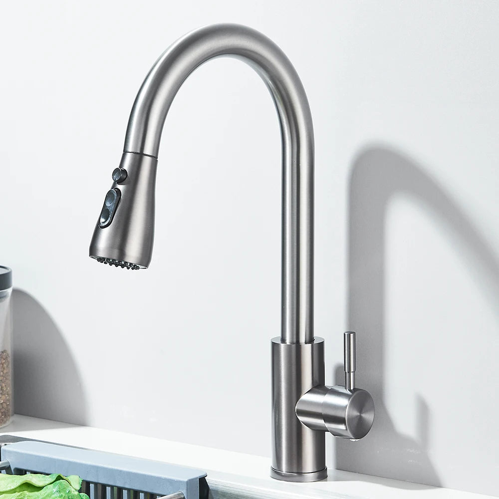Brushed Nickel Pull-out Sprayer