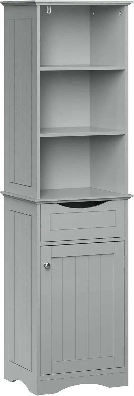 Freestanding Bathroom Storage Cabinet W/3 Shelves