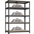48" W Metal Garage Shelving 5-Tier
