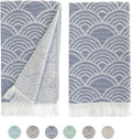 2 100% Cotton Turkish Hand Towels