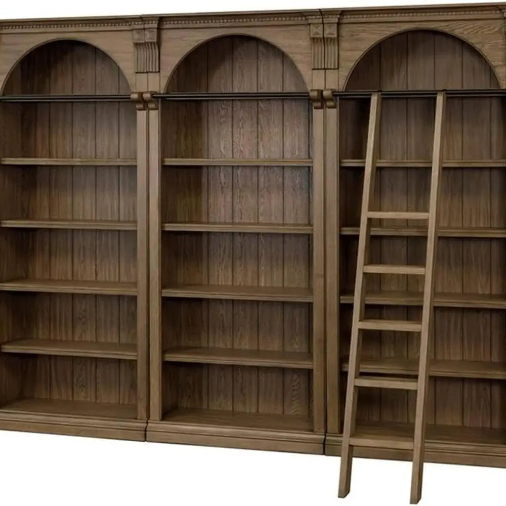 8-Foot-Tall Traditional Bookshelf w/Ladder