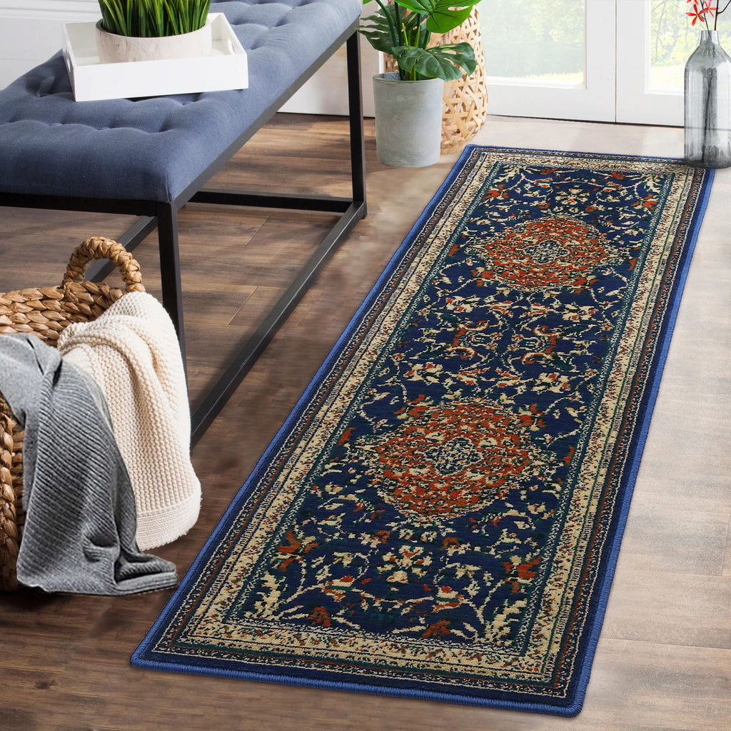 Navy Blue Orange, Boho Chic