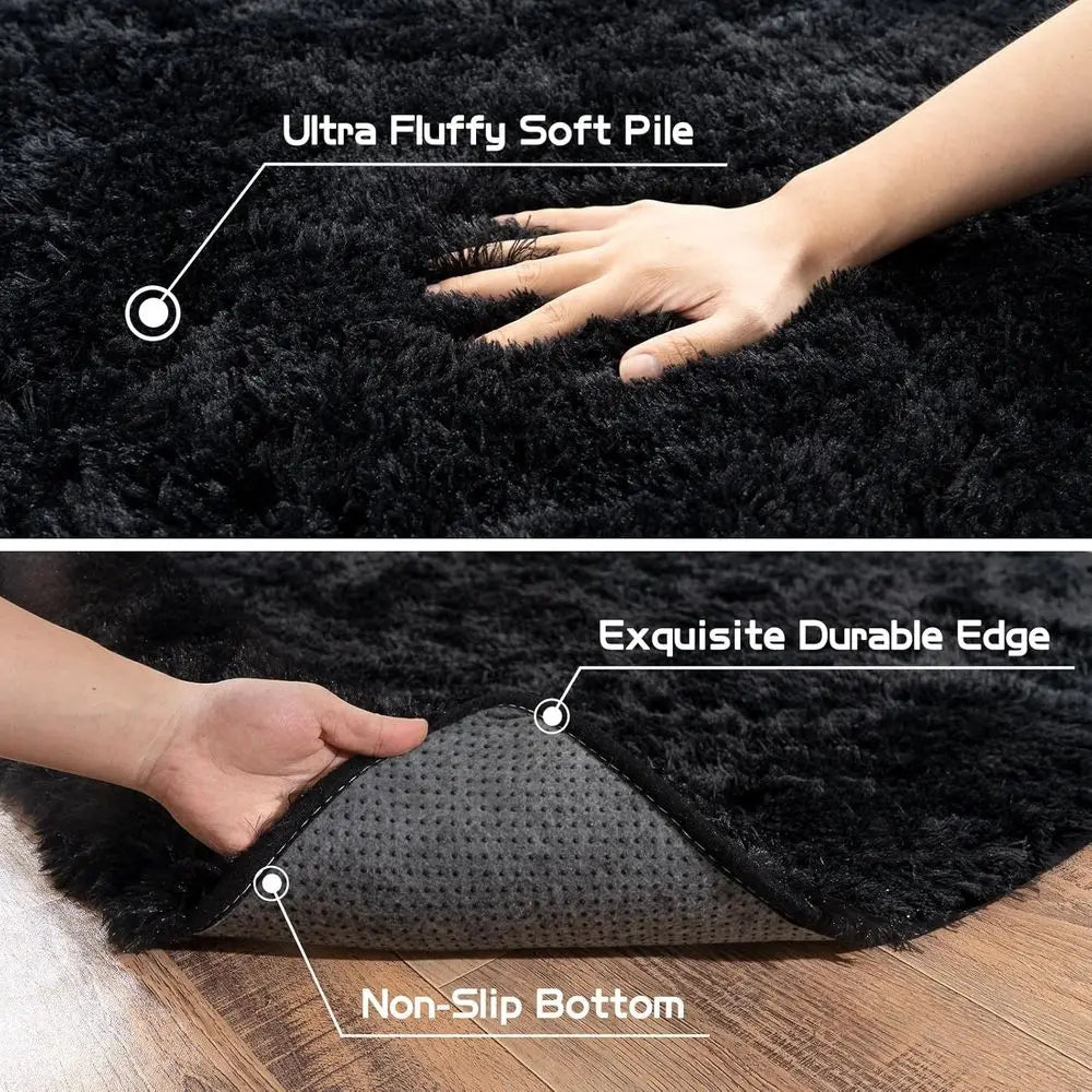 8x10 Plush Fuzzy Shag Soft