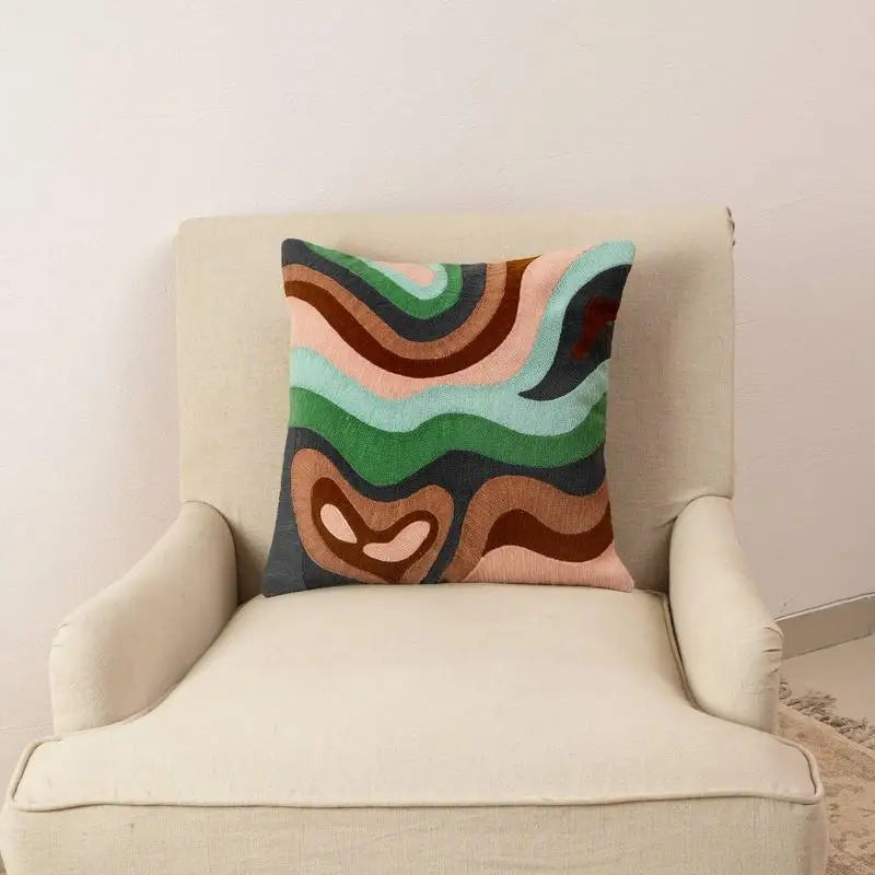 Embroidered Cotton Multi-Color