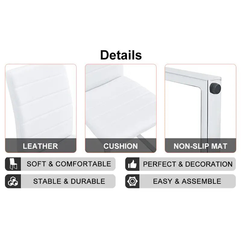 6 Heavy-Duty Thick Cushion Iron Frame