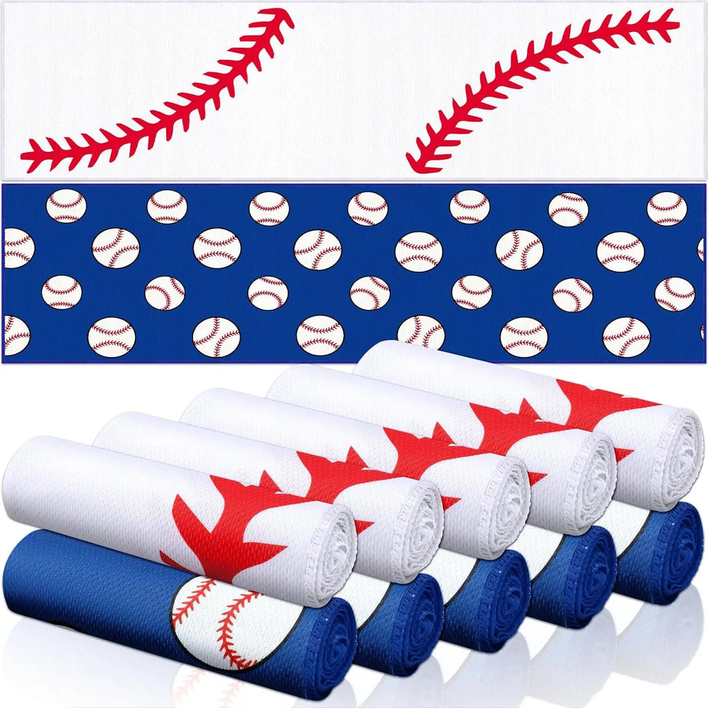 12 Pack Baseball Cooling Towels 40x12
