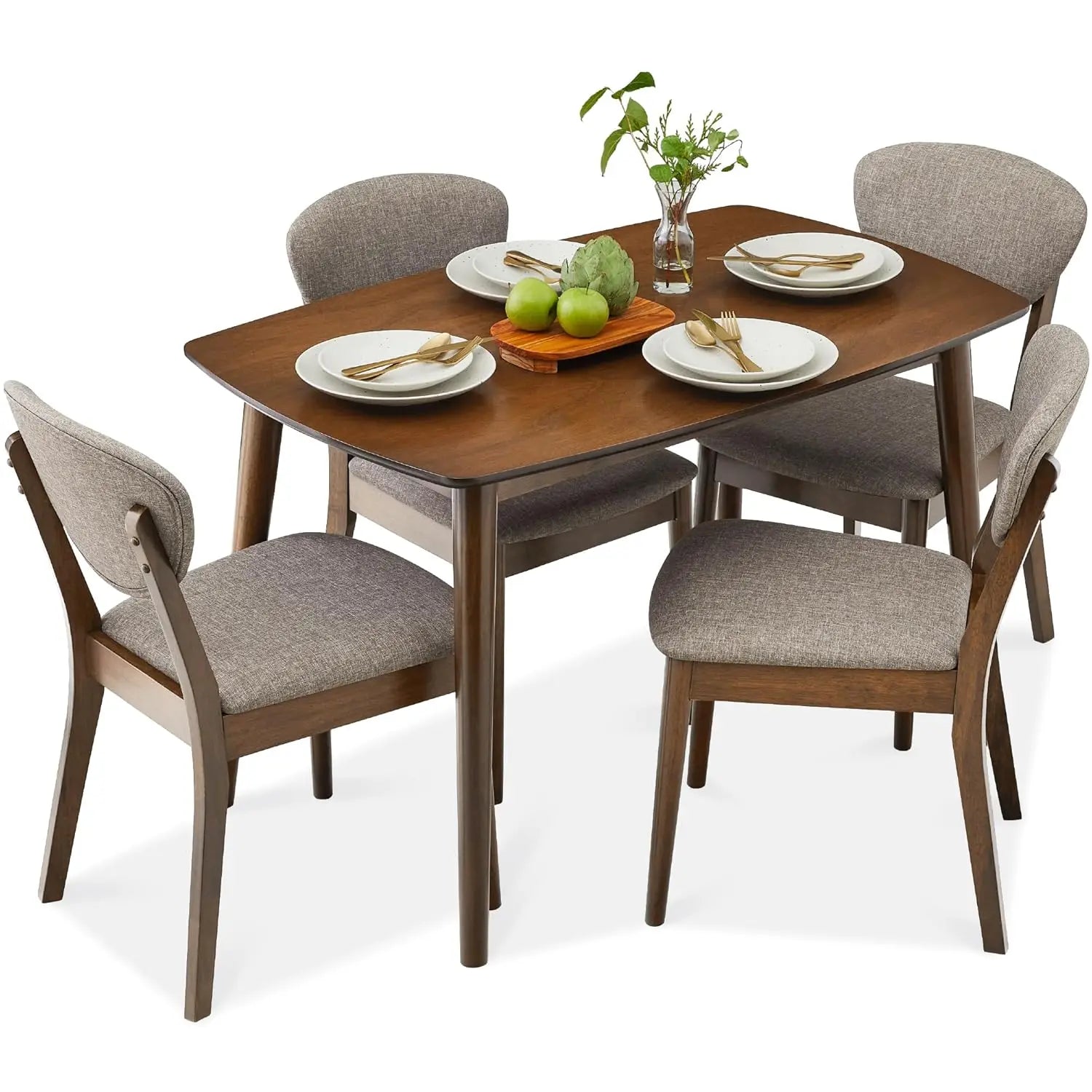 5-Piece Compact Mid-Century Modern