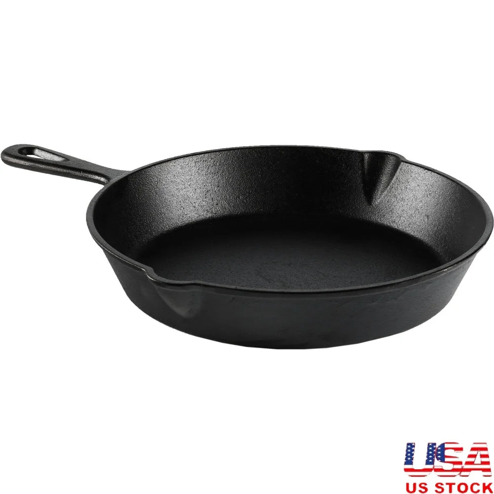 Pre-Seasoned Cast Iron Skillet Nonstick