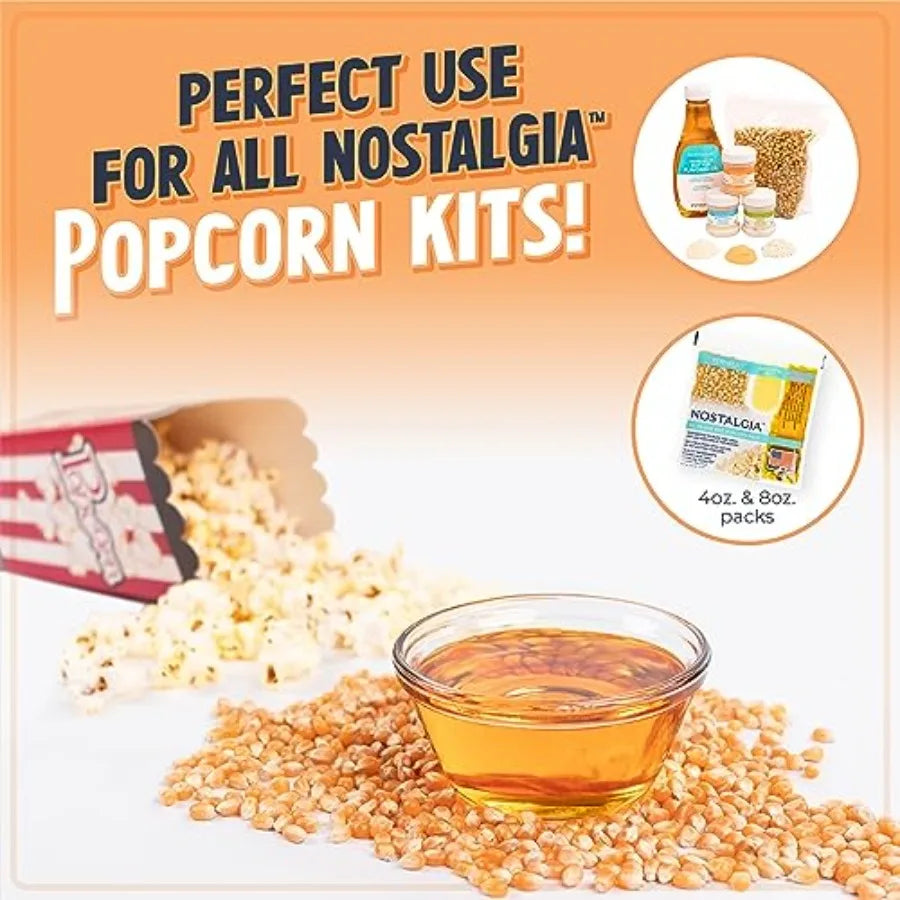 Popcorn Maker Machine Professional Cart 2.5 Oz Kettle