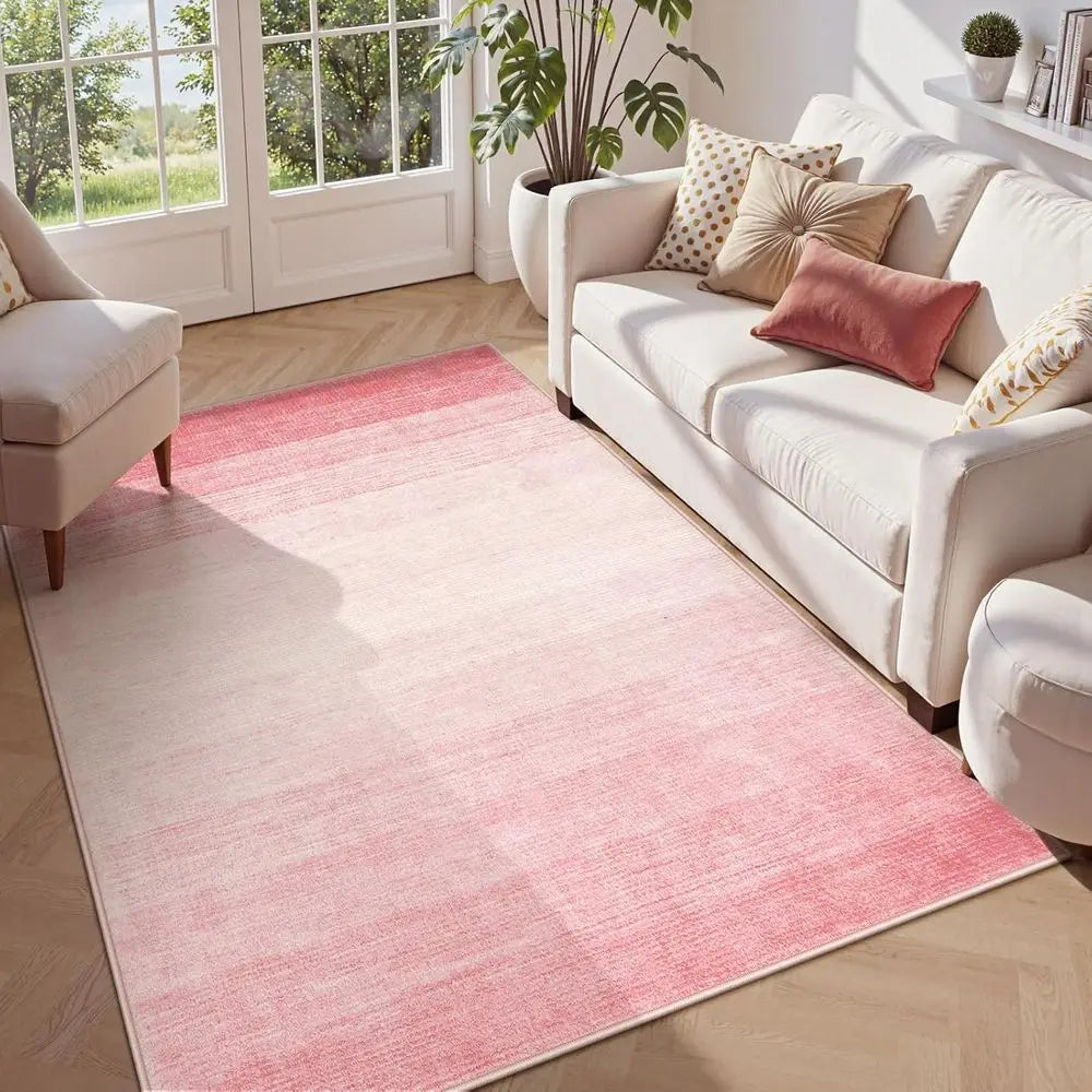 4x6 Ombre Pink Soft Non-Slip
