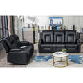 Bonded Leather Recliner Set