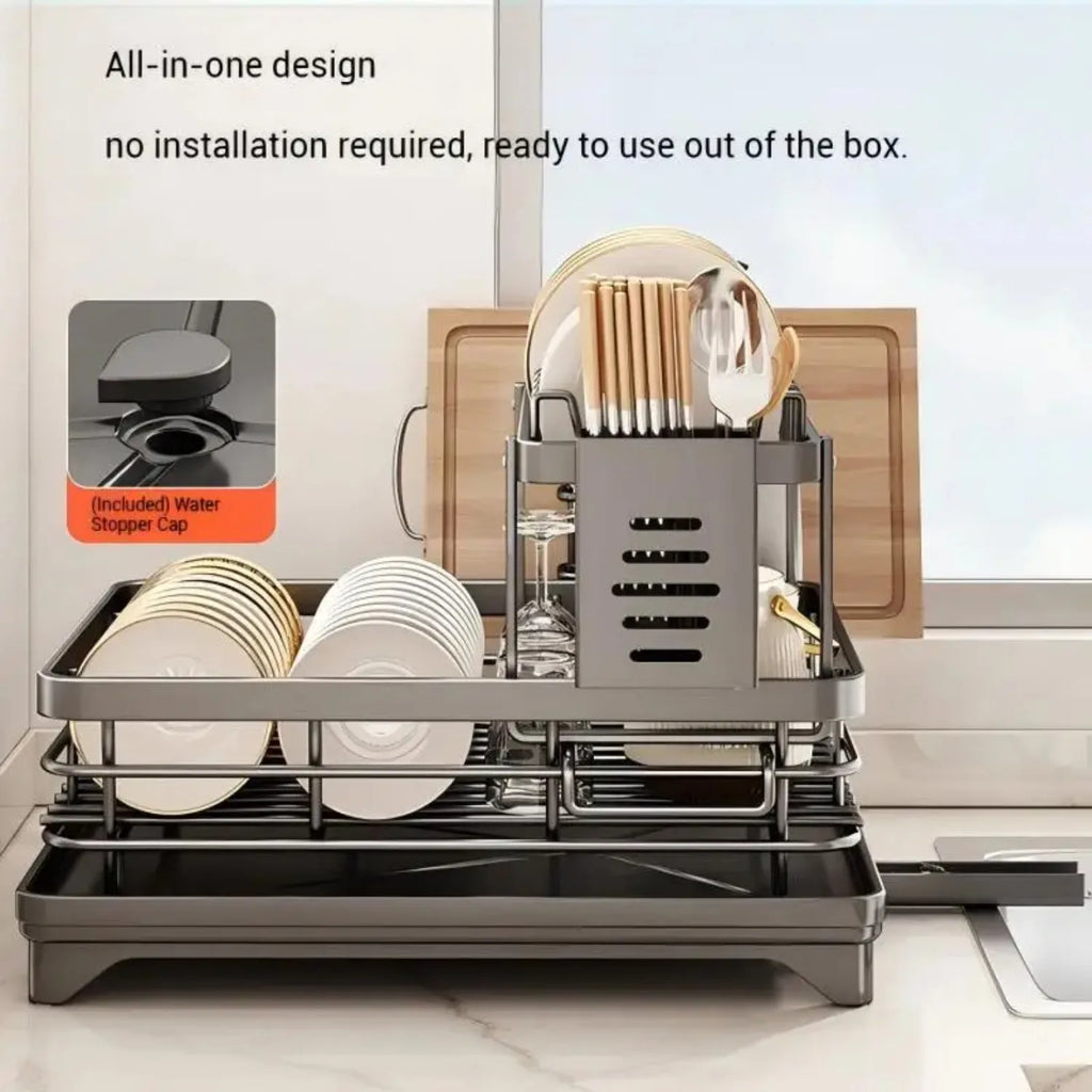 Stainless Dish Rack Adjustable