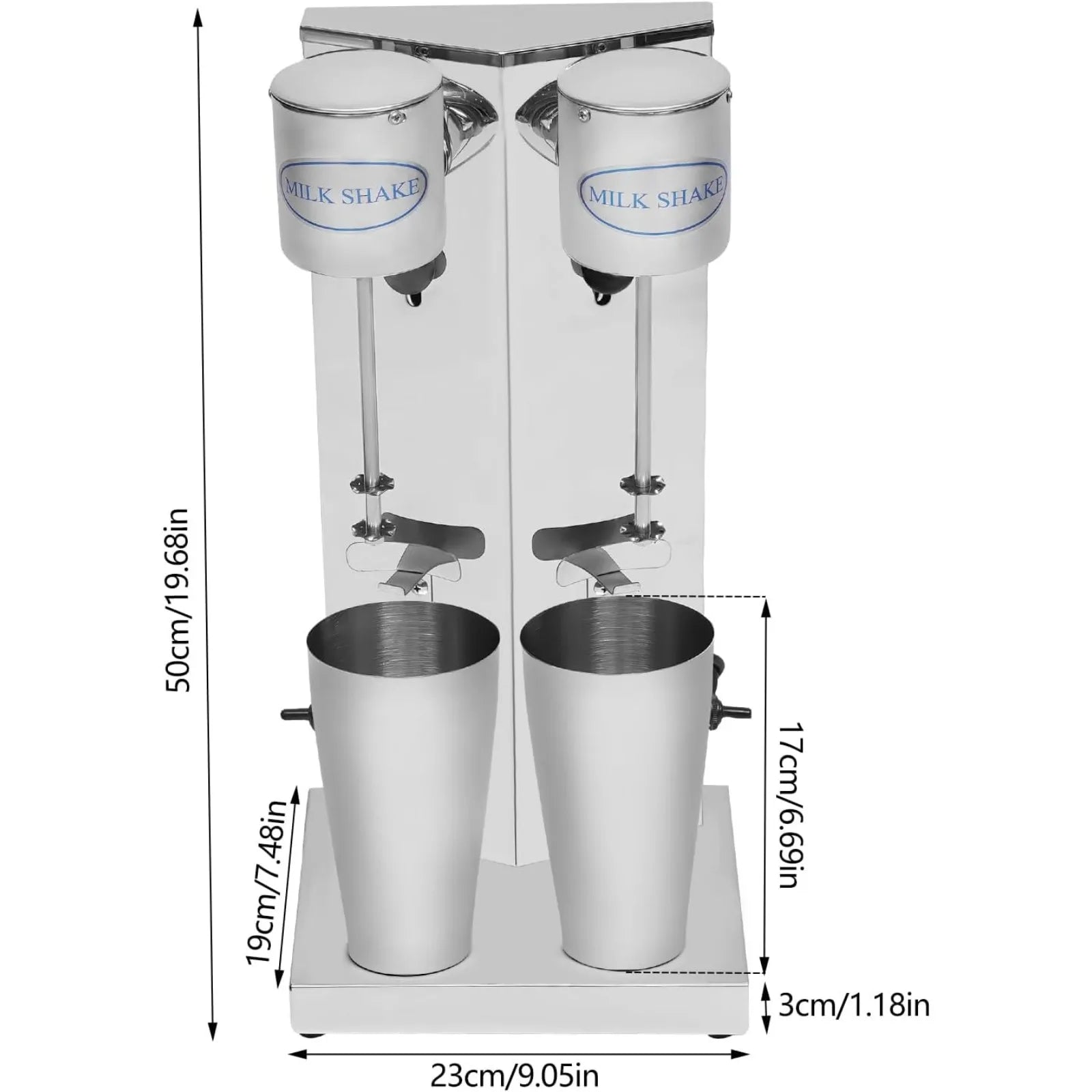 Commercial Electric Milkshake Maker Machine 110V 180W