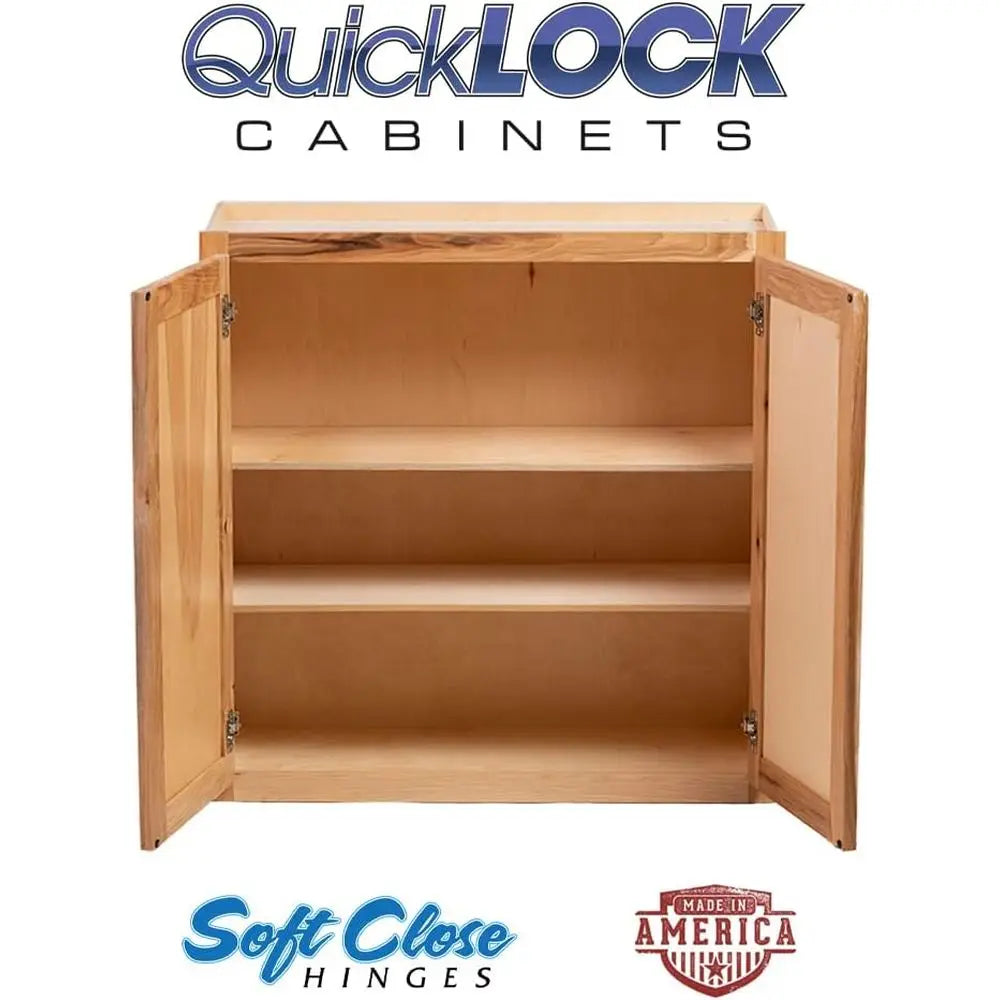 42" T Wall Cabinet - Shaker/100% Hardwood/Hickory/12DX36W