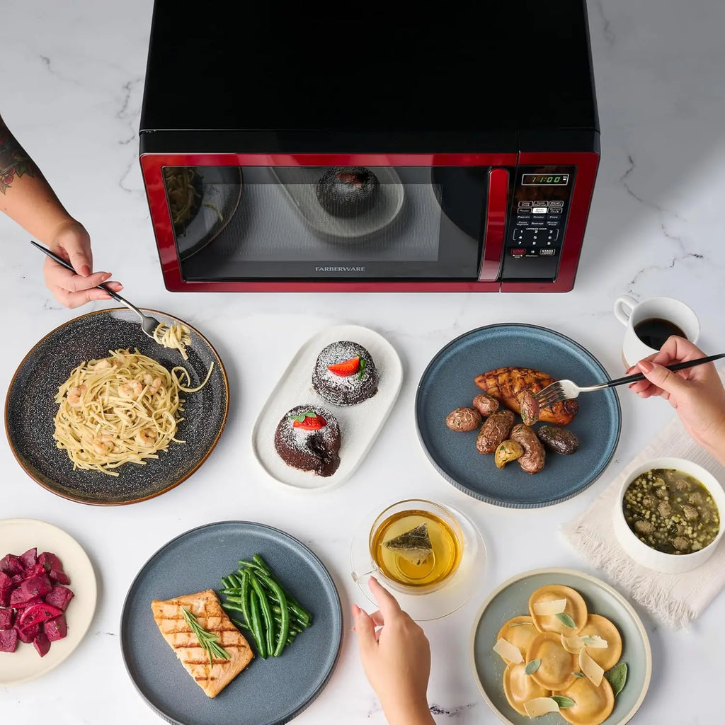 1.1 CF Microwave – 1000W, Metallic Red