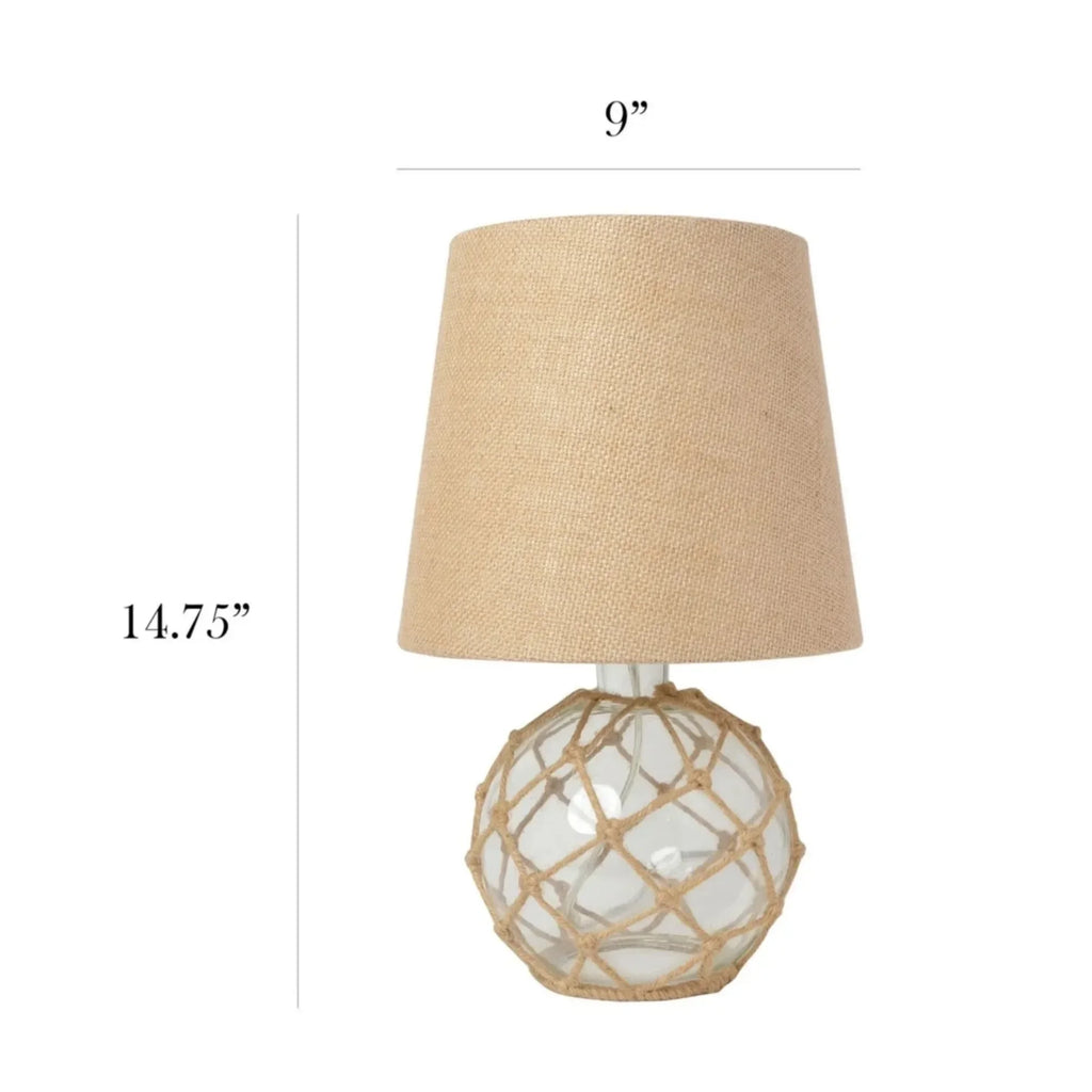 Nautical Mesh Coastal Ocean Glass