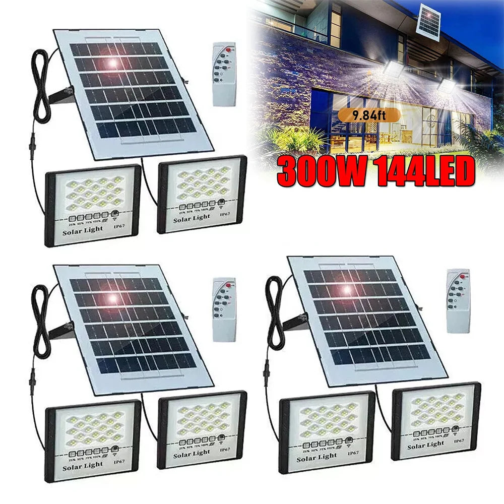 300W Waterproof LED Solar Street Lights