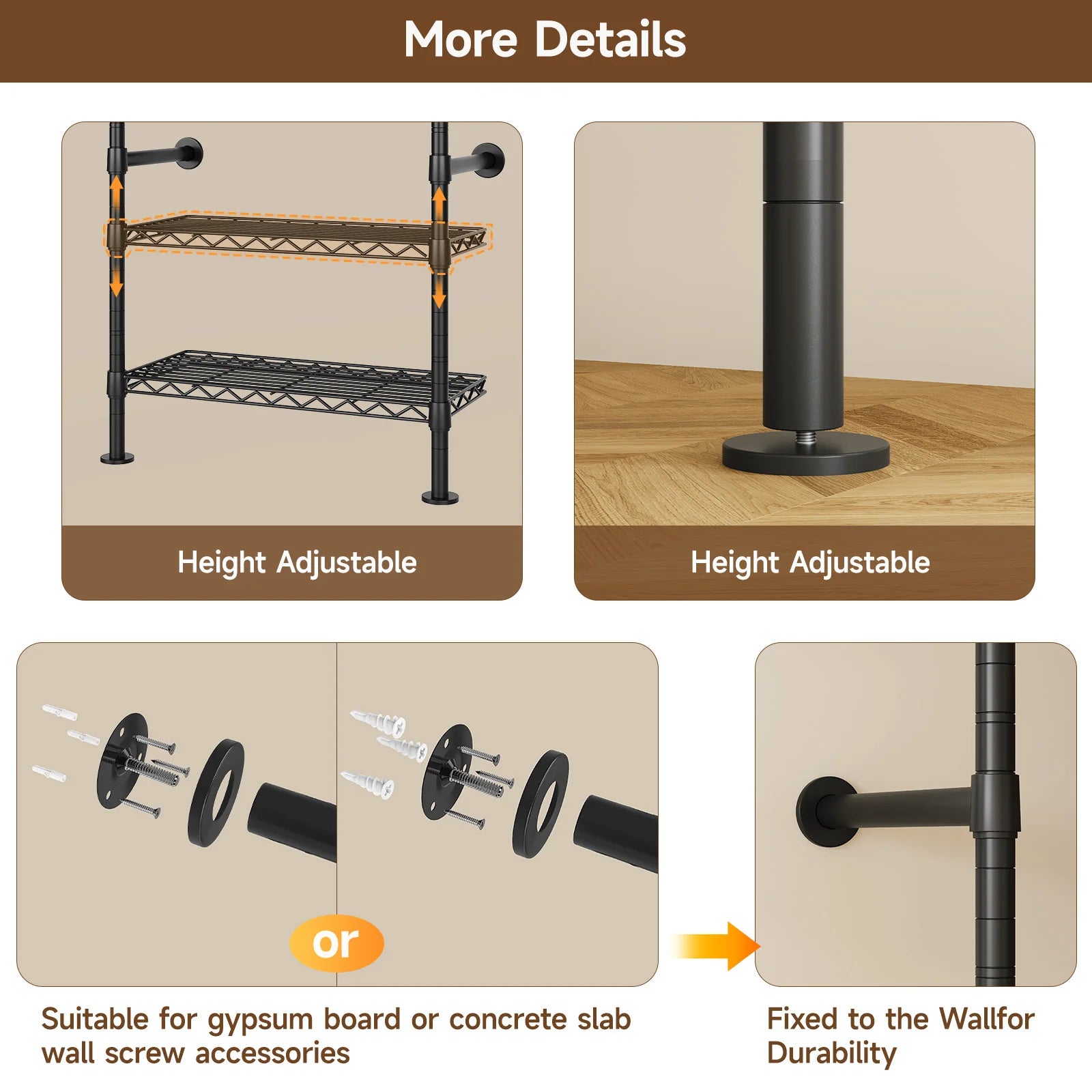 Wall Mounted Pipe Clothes Rack