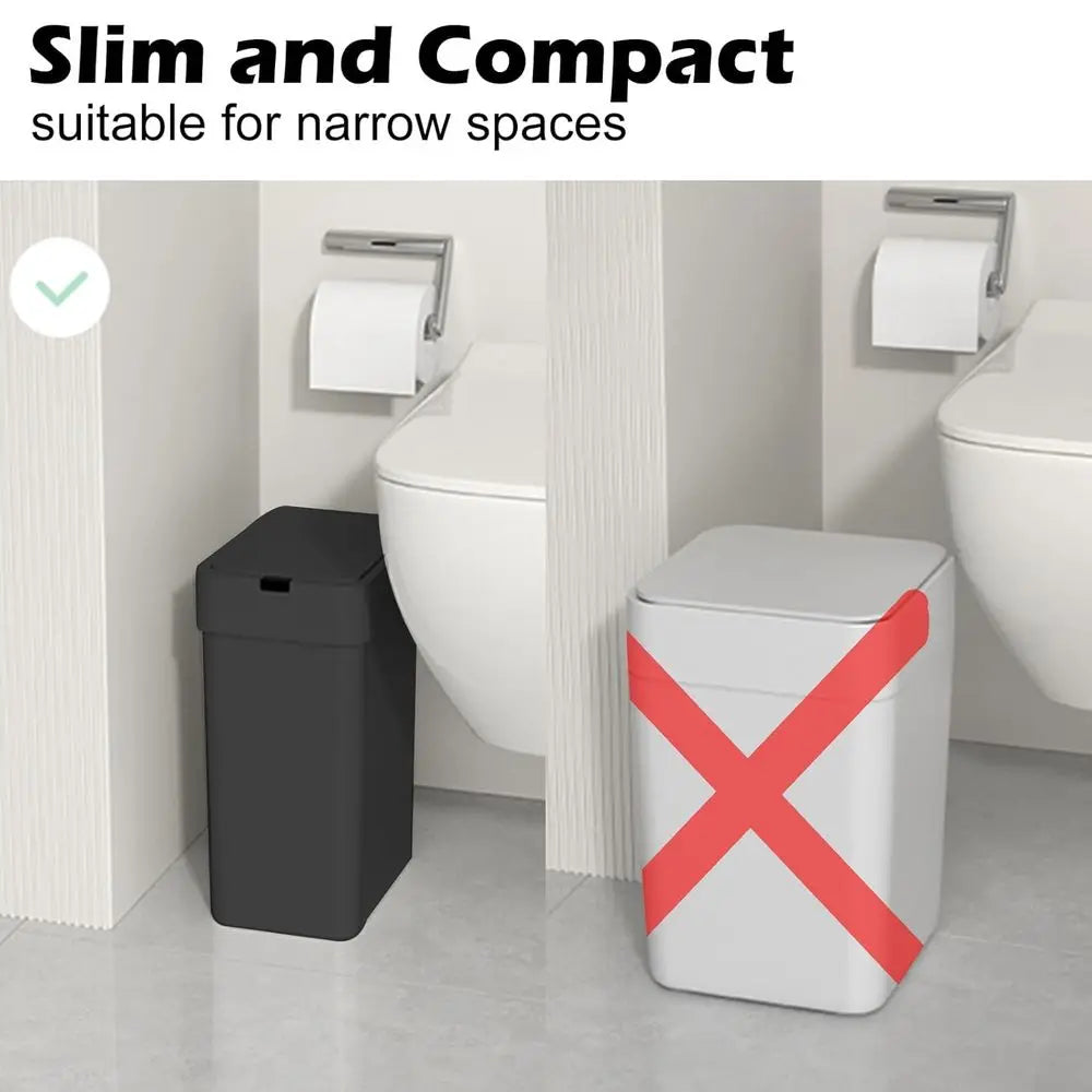 2 Pack Automatic Can, 2.5 Gallon + 4 Gallon Motion Sensor Smart