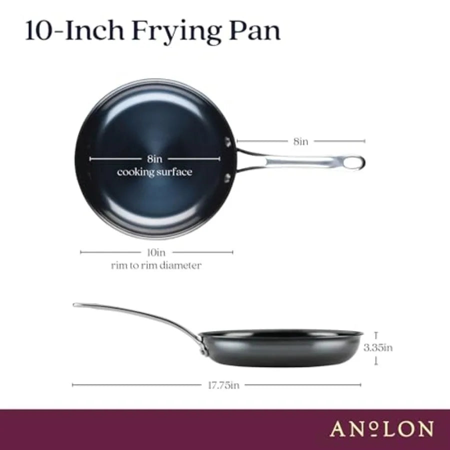 Carbon Steel Frying Pan Compatible W/All Cooktops