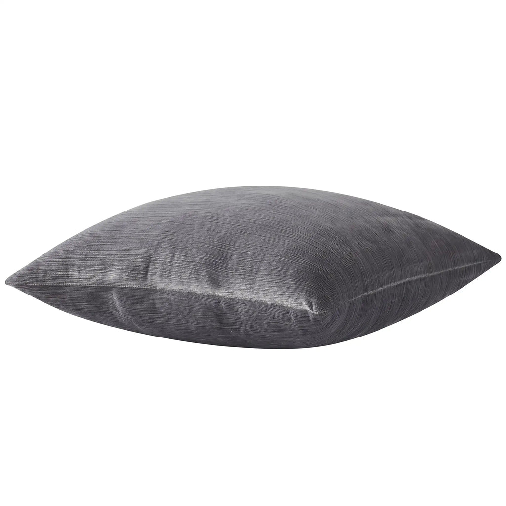 18" x 18" Grey Textured Velvet
