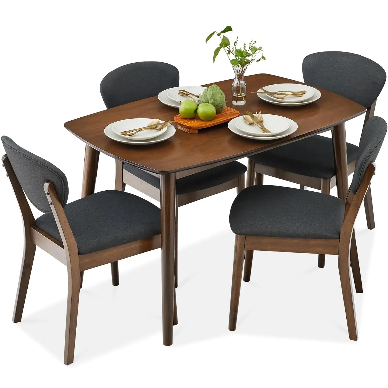 5-Piece Compact Mid-Century Modern