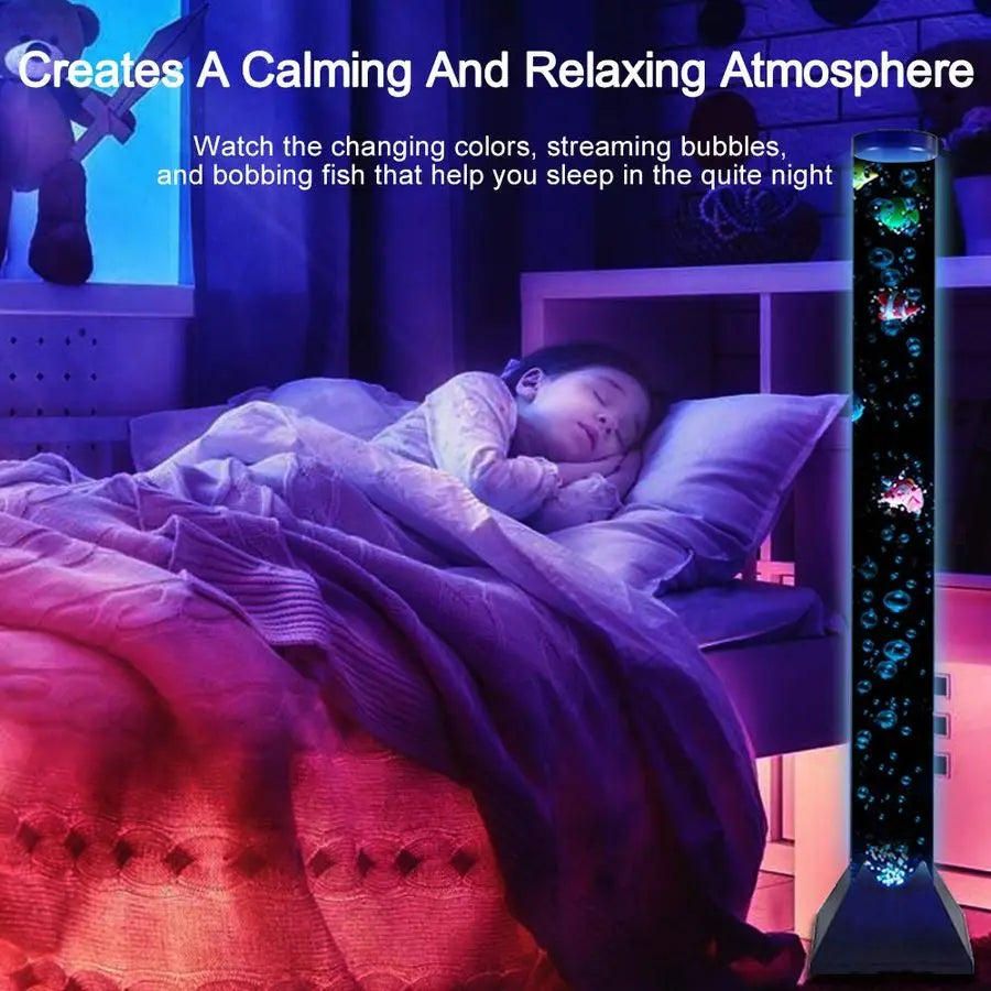 LED Bubble Tube Fish Aquarium Lamp