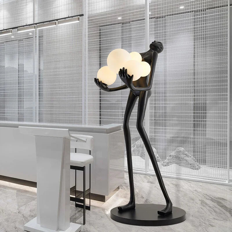 Nordic Humanoid Sculpture Lamp