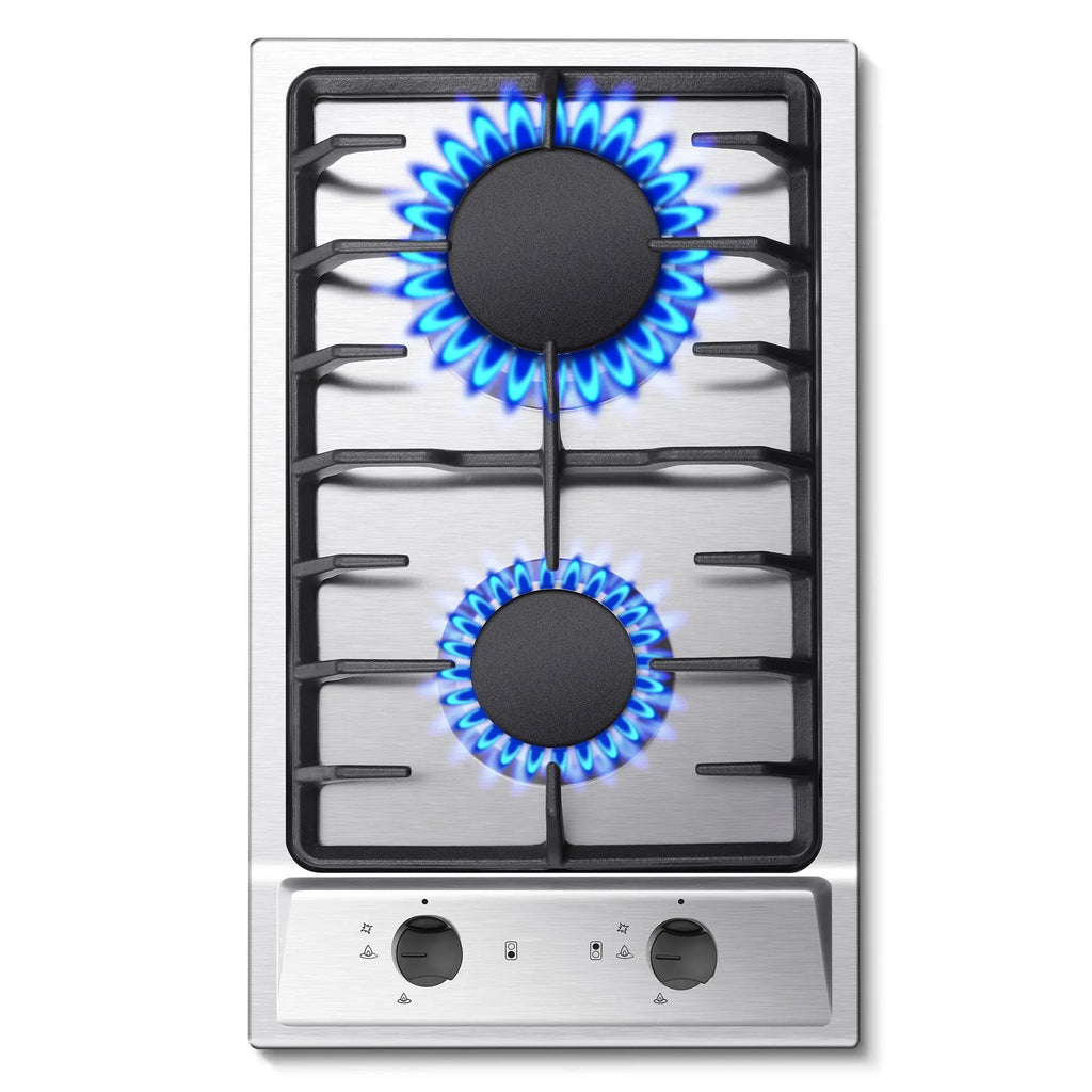 12" 2-Burner Dual Fuel Stove, RV/ Camping/ Kitchen