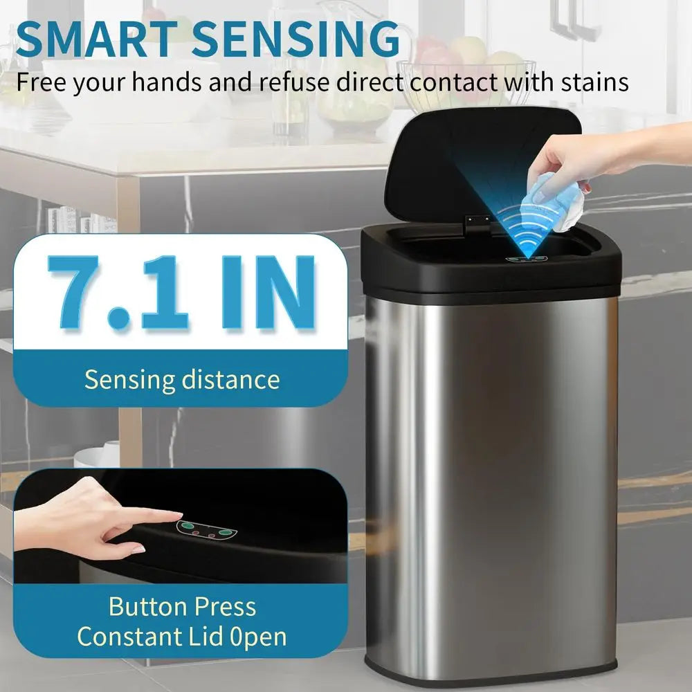 22 Gal Automatic Sensor Can Stainless