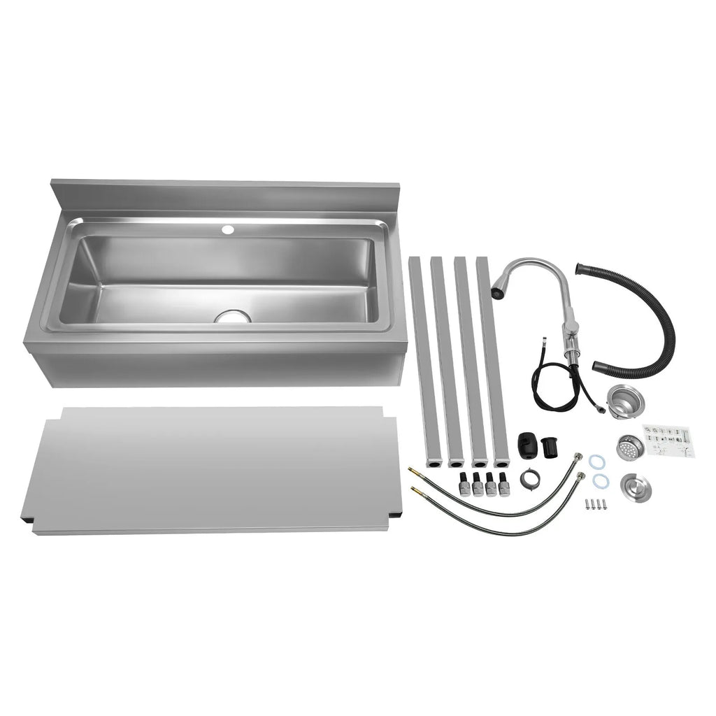 Stainless Utility Sink Single Bowl 13Gal