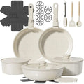 23 Pcs Pans Set Non-Stick, Ceramic Cookware