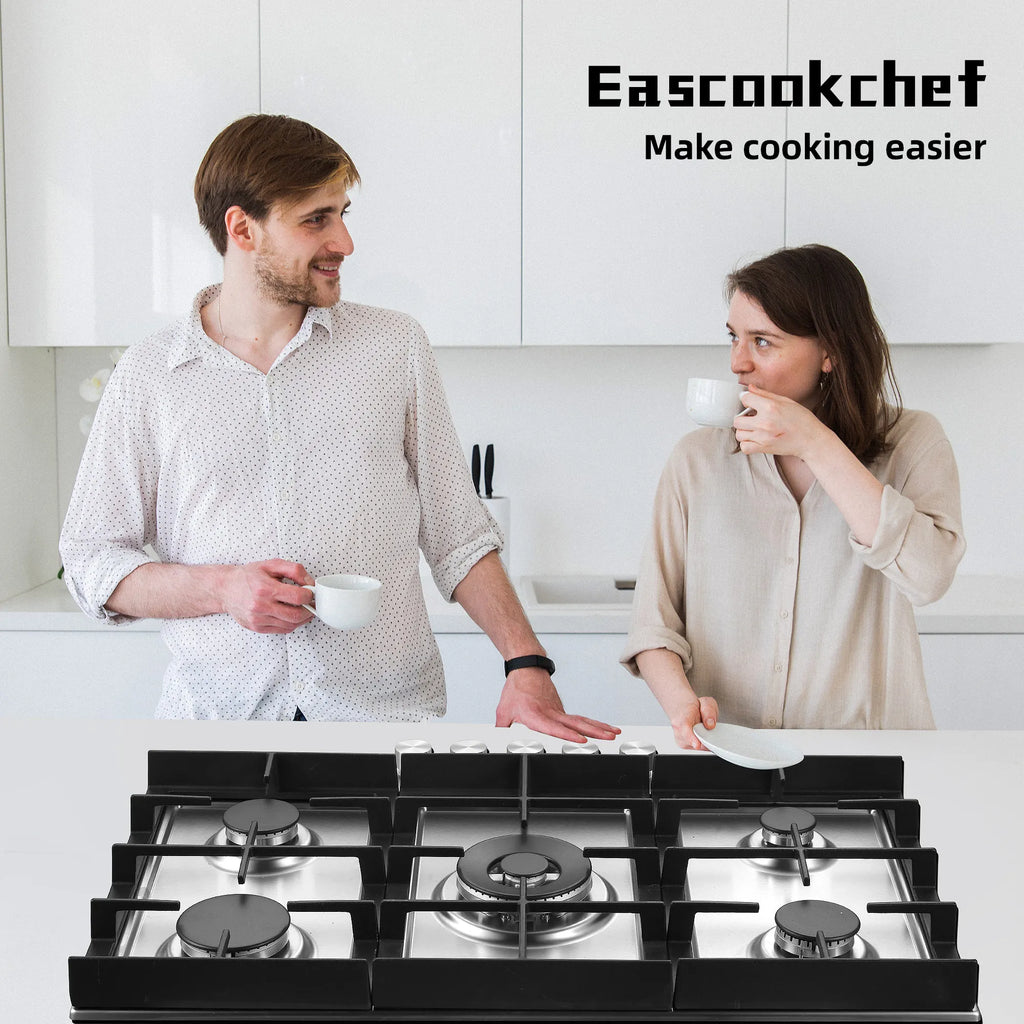 30" Built-in Stainless Gas Cooktop 5 Burners