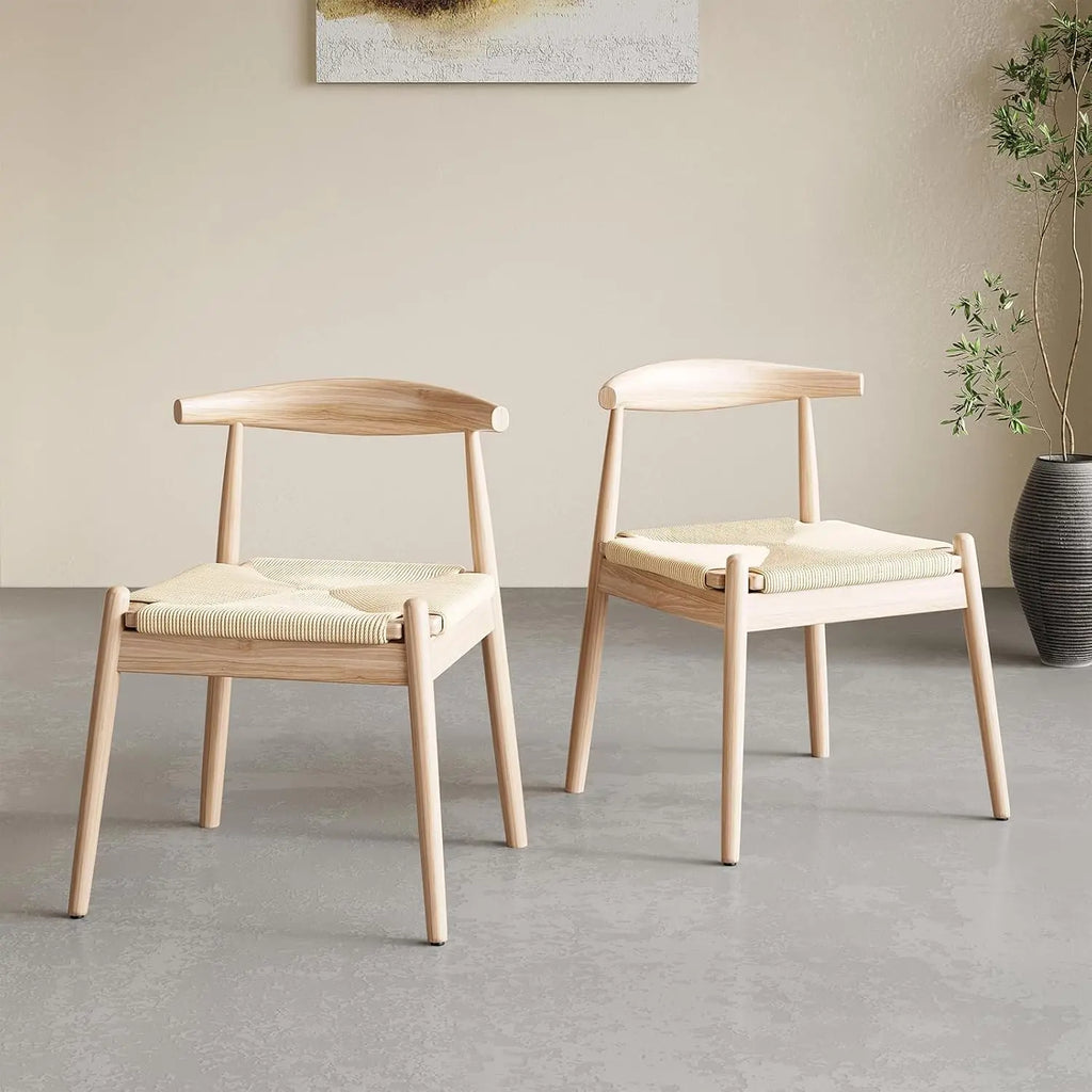 2, Mid Century Modern Solid Wood