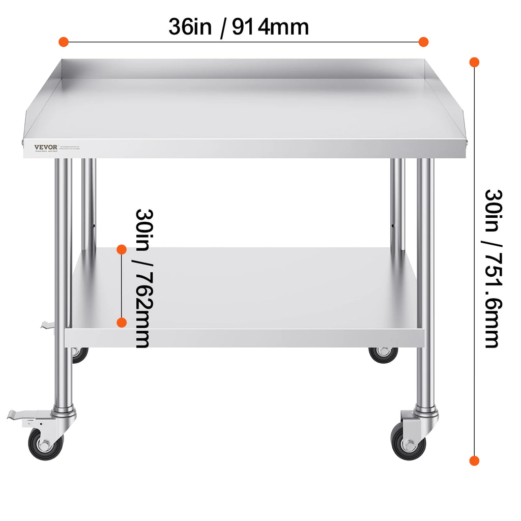 Stainless Steel Work-Table Commercial