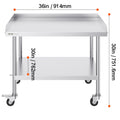 Stainless Steel Work-Table Commercial